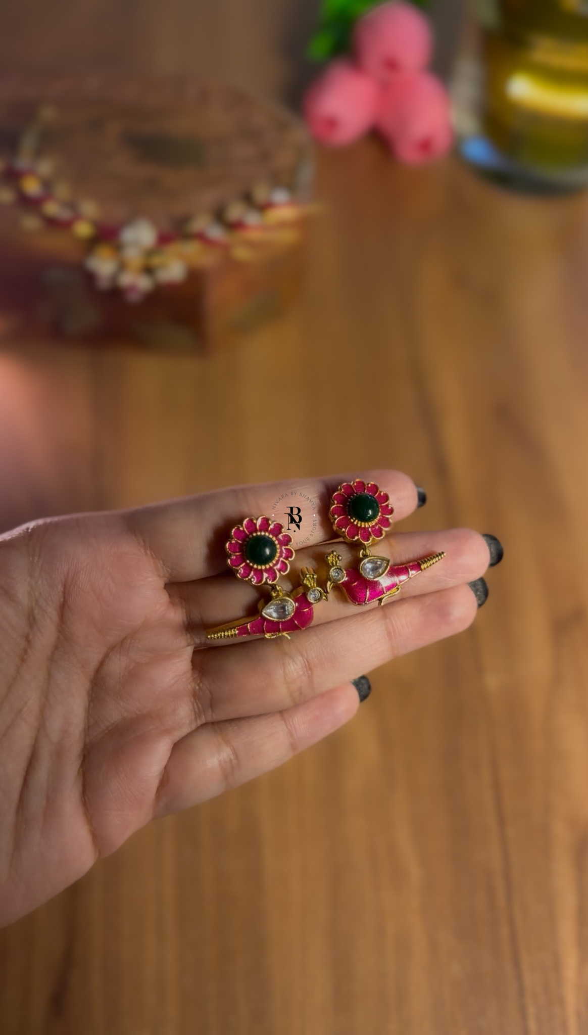 Lotus Parrot Necklace