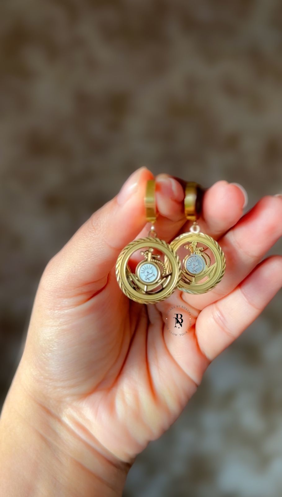 Sailor’s Compass Earrings