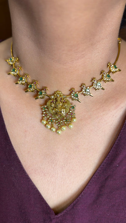Lakshmi Parrot Necklace