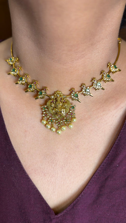 Lakshmi Parrot Necklace