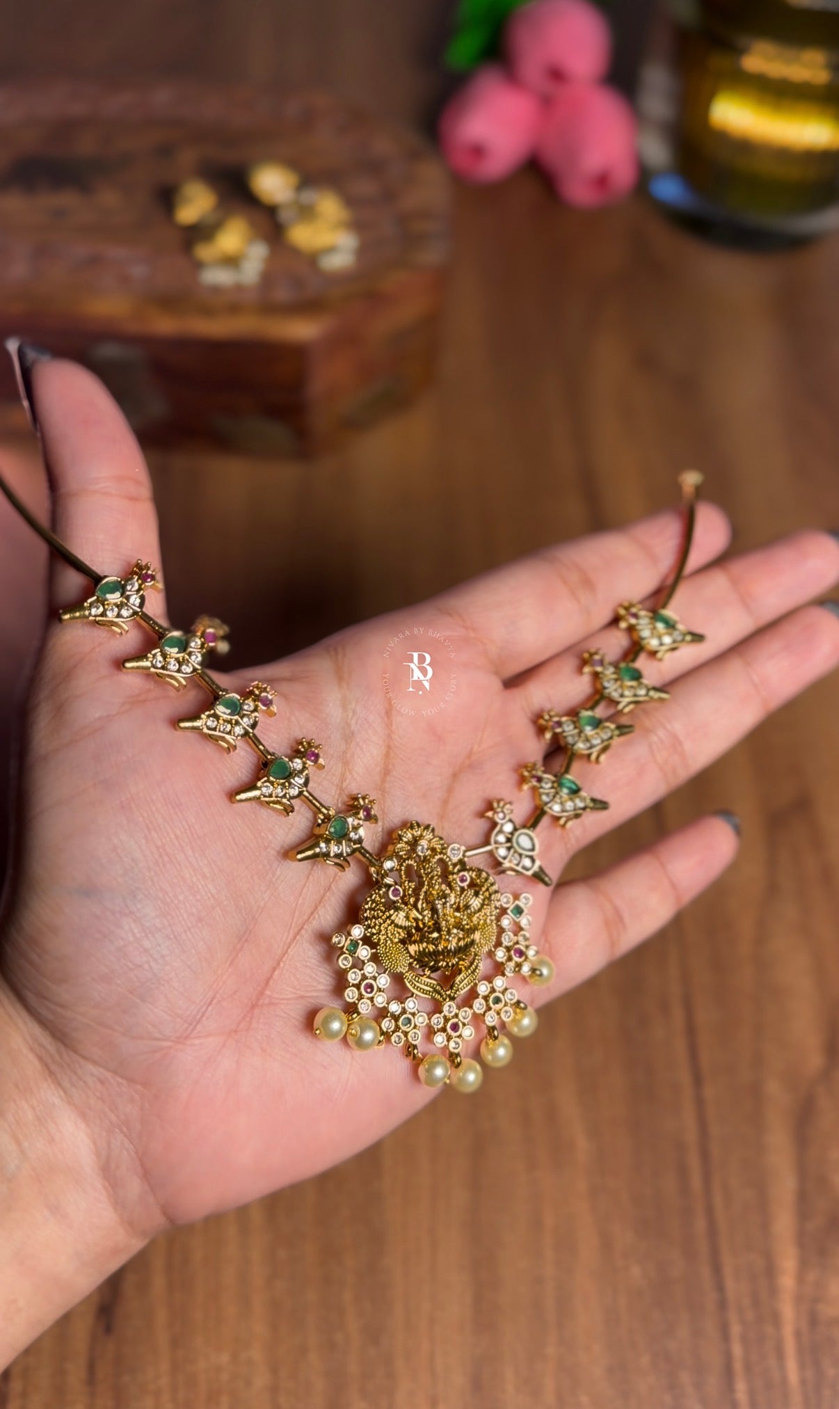 Lakshmi Parrot Necklace