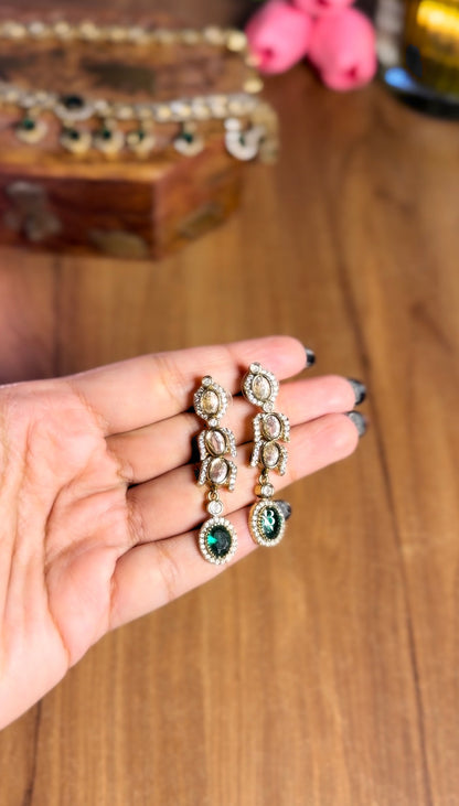 Premium Emerald Victorian Necklace