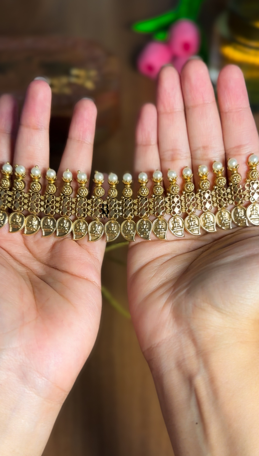 Lakshmi Pearl Necklace