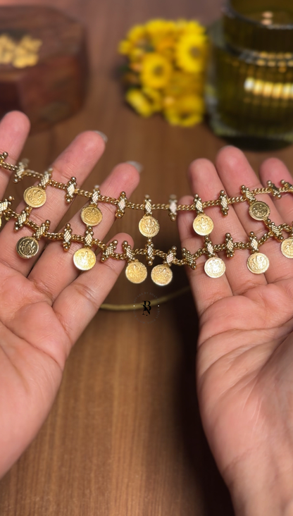 Lakshmi Double Layer Coin Necklace