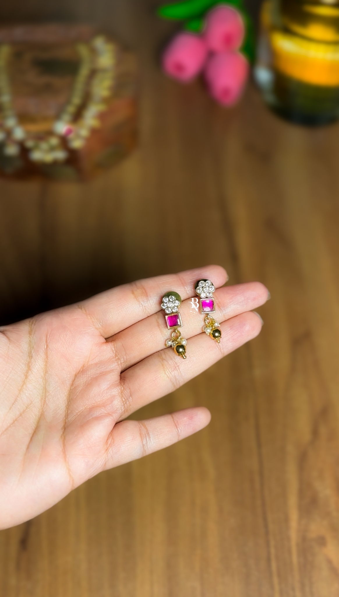Jadau Lotus Necklace