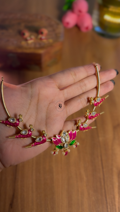 Lotus Parrot Necklace