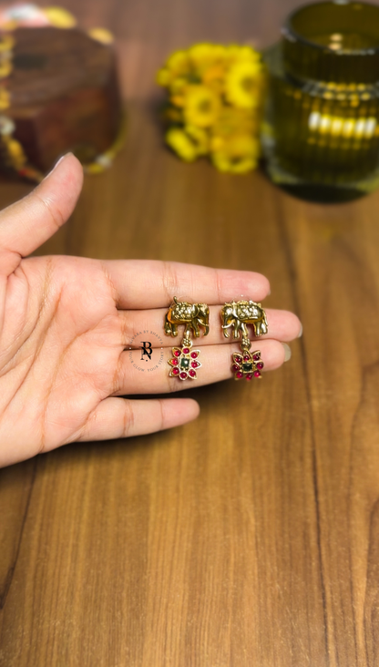 Elephant Floral Choker