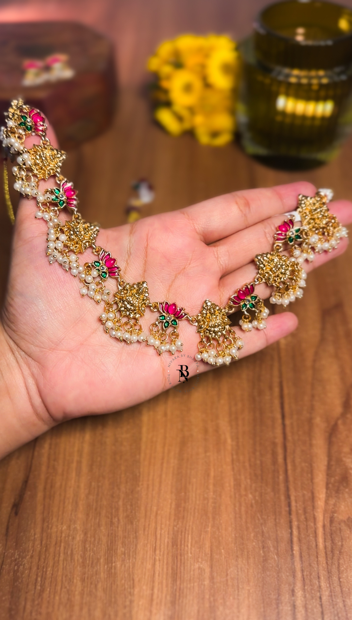 Pearl Lakshmi & Lotus Guttapusalu