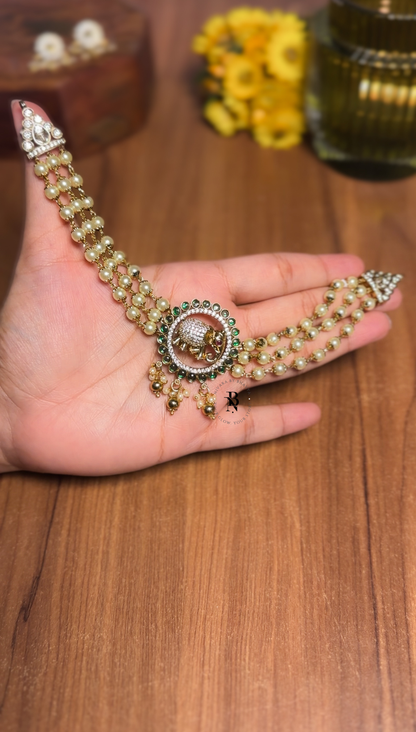 Elephant & Pearl Choker