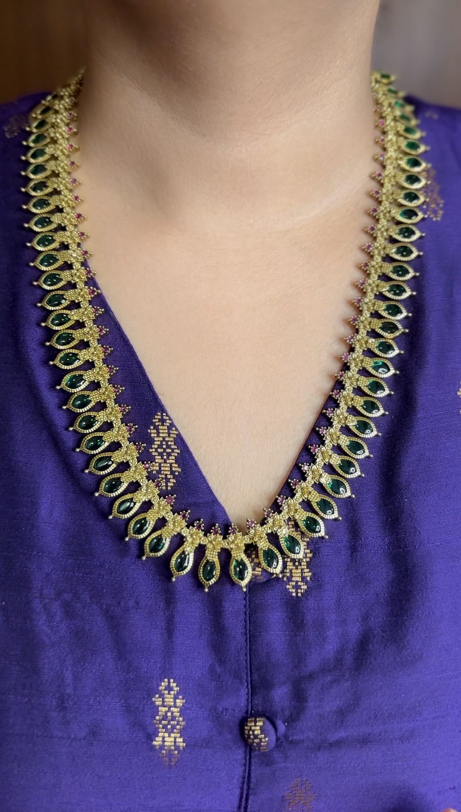 Premium Emerald Chaitanya Palakka Haram