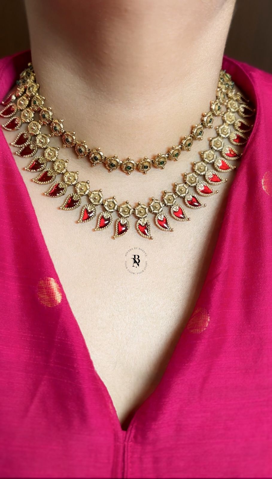 Royal Double Layer Manga Necklace
