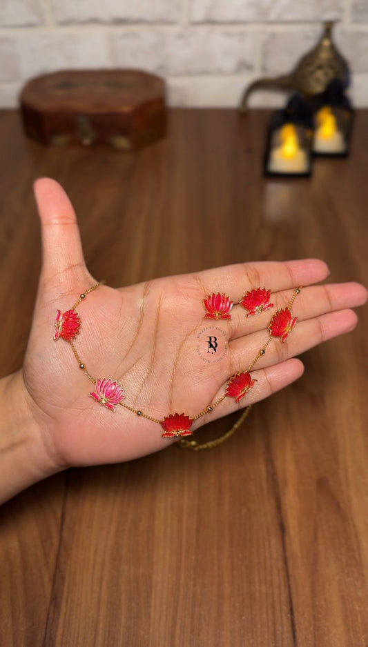 Pink Lotus Choker