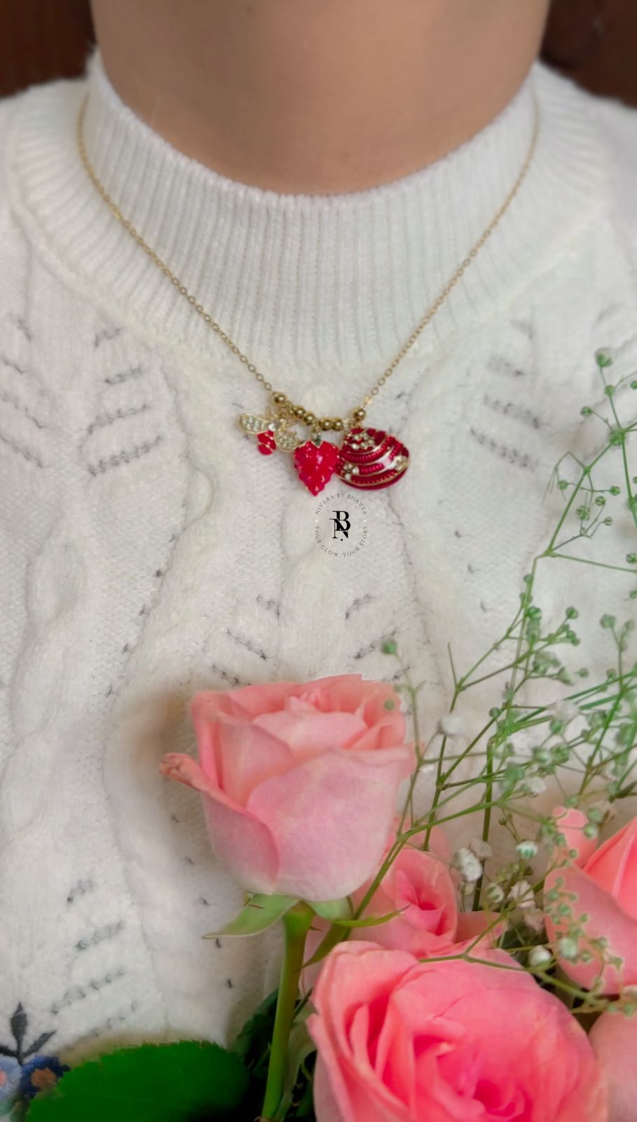 Summer Berry Charms Necklace