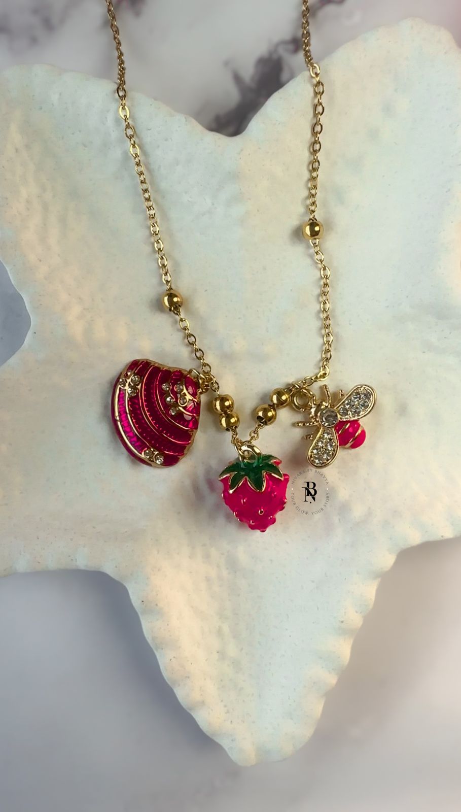 Summer Berry Charms Necklace