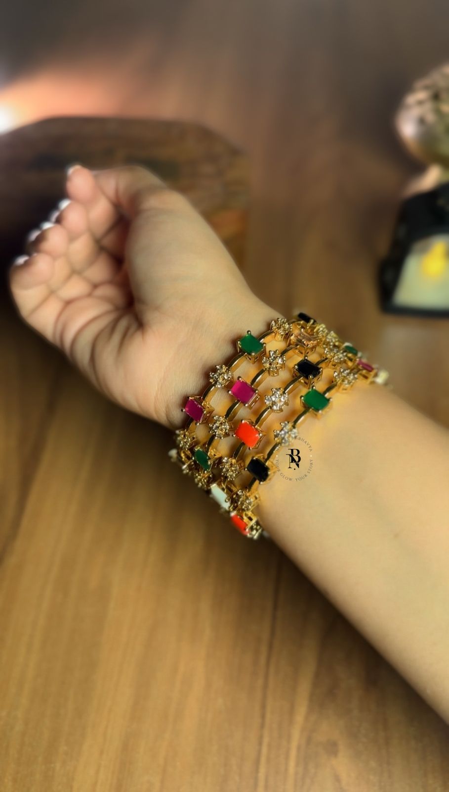 Navaratna Glossy Bangles