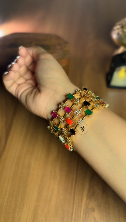 Navaratna Glossy Bangles