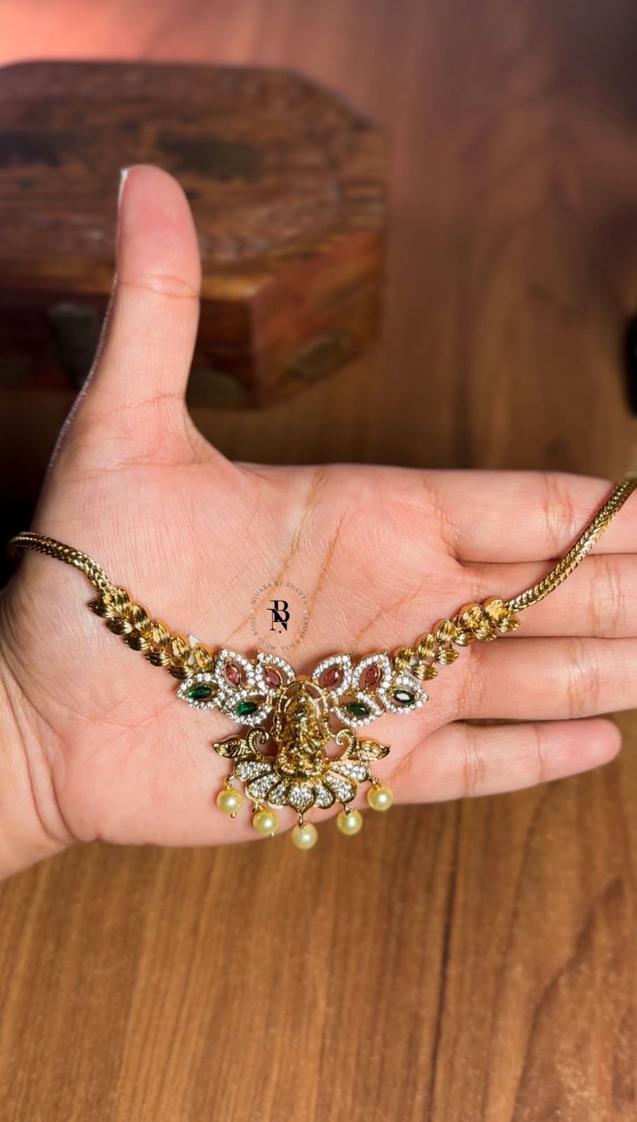 Antique AD Lakshmi Necklace