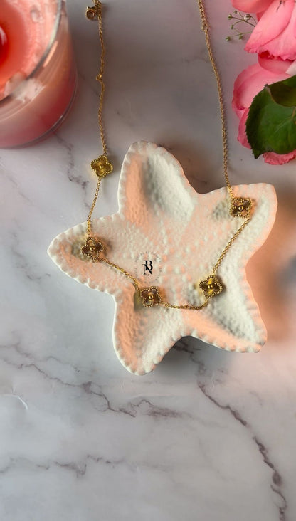 Golden Clover Necklace
